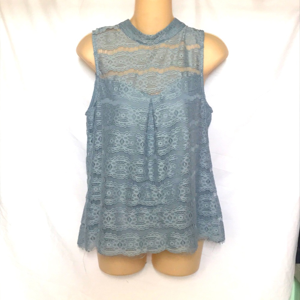 LILY WHITE Blue Lace Babydoll